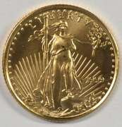 Superb Gem BU 1999 $5 American Gold Eagle. Better date
