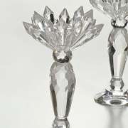 Crystal Candleholder Pair
