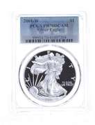 PR70 DCAM 2001-W American Silver Eagle - Graded PCGS