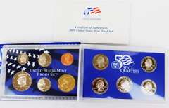 2 U.S. Mint Proof Sets with COA's