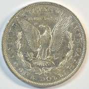 Scarce near mint 1882-O/S Morgan Silver Dollar. Nice
