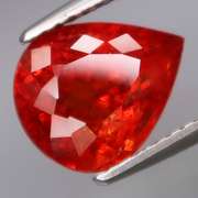 Fiery 4.34ct top red orange Spessartite Garnet