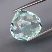 Ice blue! Unheated! Pendant cut! 5.81ct Aquamarine