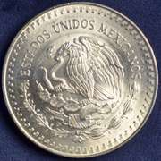 1990 Mexican Libertad, 1oz .999 Silver.