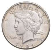 1924-S Peace Silver Dollar