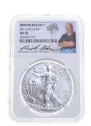 MS70 2017 American Silver Eagle Denver ANA Rick Harrison Signed - NGC