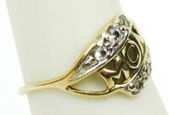 Vintage 10K Gold MOM Ring, Size 5.5