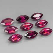 Stunning 9.77ct 9 piece untreated Garnet set
