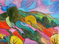 Bright and Colorful Original by Manor Shadian