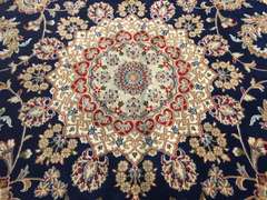 STUNNING SILK &WOOL PERSIAN KASHAN RUG 9x12.2