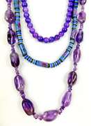 3 Vintage Gemstone Necklaces