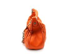 Tiffany & Co Smooth Calf Marlow Tubular Tangerine Leather Hobo Purse