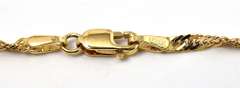 Adorable Floating Heart Necklace in 14KT 2-Tone Gold