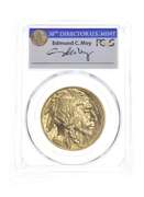 MS70 2018 $50 American Buffalo 1 Oz .999 Fine Gold Coin Signed - PCGS