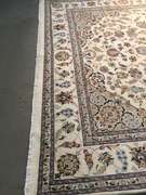 FINE SILK & WOOL KASHAN RUG 7.9x10.7