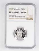 PF70 UCAM 1997-W $25 American Platinum Eagle 1/4 Oz. .999 Platinum NGC