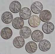 14 Walking Liberty Halves