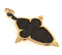 Incredible 18kt Barry Brinker Cross Pendant