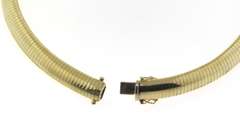 Outstanding Yellow Gold Omega Necklace