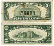 1934-A Series $5 & $10 North Africa Silver Certificates