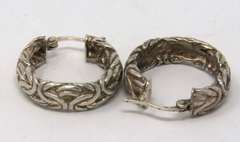 Sterling Silver Lot of 2 Pairs of Earrings