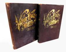 Rare! 2 Volumes Antique Victor Hugo's Les Miserables