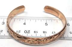 Sterling Silver Signed Cuff Bangle