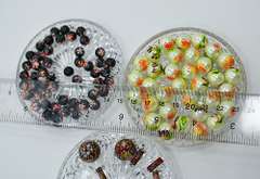 Lot of 89 Ct Tensha Japan Pearl Beads, Round and Tube
