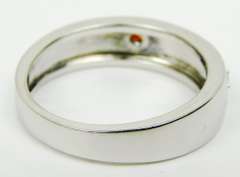 Sterling Silver Band of Stars, Size 10.5