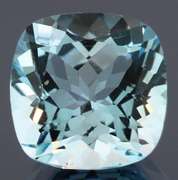 Vivid! 8.16ct cushion cut sky blue Topaz