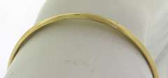 Powerful Yellow Gold Bangle Bracelet