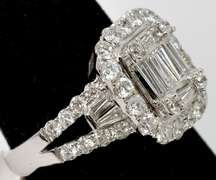 2ct Diamond Ring in White Gold