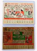2 Topps 1956 Baseball Cards
