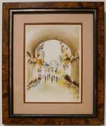 Ben Avram Color Lithograph Signed Ben Avram