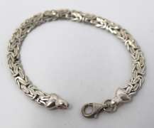 Sterling Silver Byzantine Bracelet