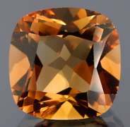 Glittering 6.93ct cushion cut Imperial Topaz