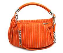 Tiffany & Co Smooth Calf Marlow Tubular Tangerine Leather Hobo Purse