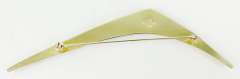 Mid-Century Eigil Jensen Denmark Sterling Boomerang Brooch