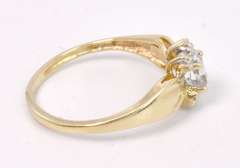 Light Topaz Ring in Gold