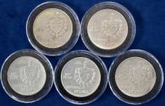Lot Of Rare Silver Cuban Peso Coins.