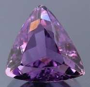 Glittering 6.07ct trillion cut Brazilian Amethyst