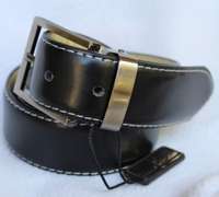 Classy Full Grain Leather Belt, Made In Italy