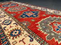 Stunning Fine Kazak Runner 2.6x10