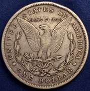 1878 Morgan Silver Dollar. 8 Tail Feathers. Circulated.