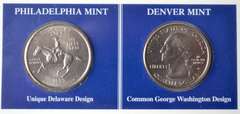 Postal Comm Society Statehood Quarters Unc Complete with States Territories  and DC