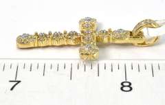 Beautiful Diamond Cross Pendant in Gold