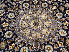 EXQUISITE AUTHENTIC  PERSIAN KASHAN 10.1x13.1