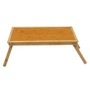 Foldable Wooden Bamboo Bed Tray Table Stand