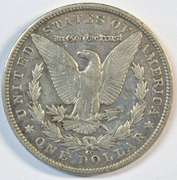 Scarce 1883-CC Morgan Silver Dollar. Sharp