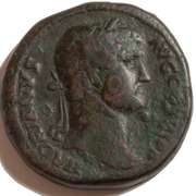 Hadrian 117 - 138 AD Bronze Sestarius